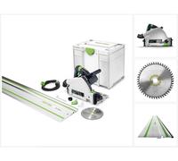 Festool TS 55 REBQ-PLUS-FS Scie plongeante 1200 W 160 mm + rail de guidage ( 576007 ) - Successeur de 561580