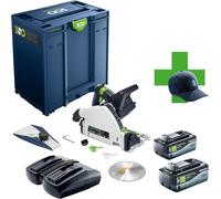 Festool TSC 55 KEB-Basic 100Y Limited Edition Scie plongeante sans fil 18 / 36 V ( 2x 18 V ) 160 mm Brushless + 2x batterie 8,0 Ah + chargeur + Systainer