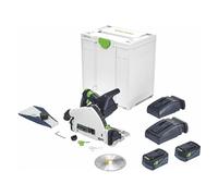 Festool TSC 55 Scie Plongeante sans Fil 18 V - Kit XL 576714 | 2 batteries 5,2 Ah, chargeur, lame Ø 160 mm et Systainer SYS3 inclus - modèle KEBI-Plus/XL