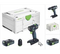 Festool TXS 18-Basic Perceuse-visseuse sans fil 18 V 40 Nm Brushless + 1x batterie 3,0 Ah + Systainer - sans chargeur