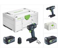 Festool TXS 18-Basic Perceuse-visseuse sans fil 18 V 40 Nm Brushless + 1x batterie 5,0 Ah + Systainer - sans chargeur