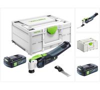 Festool VECTURO OSC 18 E-Basic Oscillateur sans fil 18 V Starlock Max Brushless + 1x batterie 3,0 Ah + Systainer - sans chargeur