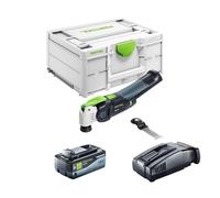 Festool VECTURO OSC 18 E-Basic Oscillateur sans fil 18 V Starlock Max Brushless + 1x batterie 8,0 Ah + chargeur rapide + Systainer