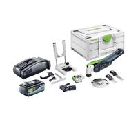 Festool VECTURO OSC 18 E-Basic Set Oscillateur sans fil 18 V Starlock Max Brushless + 1x batterie 8,0 Ah + chargeur rapide + Systainer