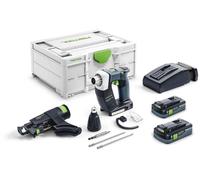 Festool Visseuse Plaquiste sans Fil DURADRIVE DWC 18-2500 HPC 4,0 | Moteur EC-TEC brushless - Arrêt automatique Start/Stop - Systainer SYS3 inclus - 18 V Li-HighPower Compact