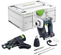 Festool Visseuse Plaquiste sans fil DURADRIVE DWC 18-4500 Basic | Visseuse cloison sèche 18 V - moteur EC-TEC brushless - chargeur de vis automatique - Systainer inclus
