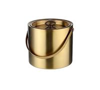 Fête Seau à glace double couche avec couvercle boissons Boissons(Gold,2l)