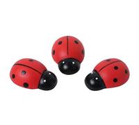Fêter et recevoir 6 COCCINELLES en Bois DE 3CM
