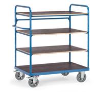 fetra 18202 - Stahl - Transportwagen - Blau - 1200 kg - 4 Rad/Räder - 20 cm