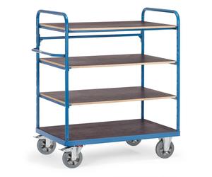 fetra 18202 - Stahl - Transportwagen - Blau - 1200 kg - 4 Rad/Räder - 20 cm