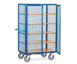 fetra 4393 Chariot à armoire en acier thermolaqué Charge max. 750 kg Bleu brillant RAL