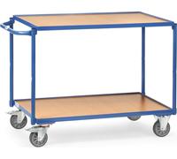 Fetra Chariot à plateaux en bois 2 plateaux 1170x500x830mm Dimensions extérieures