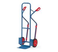 fetra Diable en tube d'acier fetra B1330V roues caoutchouc, charge max. 300 kg Quantité:1