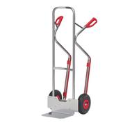 FETRA Diable H.1300mm pelle-L250xB320mm pneus gonflables capacité 200kg alu - NA1330L