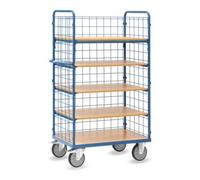 fetra fetra Chariot à étages 8451-1 bleu laqué poudre Quantité:1