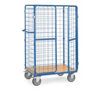 fetra fetra Chariot à paquets 8583-3D DG-Murs DF-Portes Toit - charge max. 600kg Pneus TPE Quantité:1