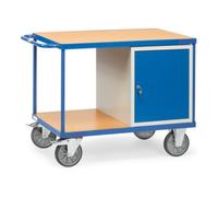 fetra fetra Chariot à plateaux 2432 - charge max. 600kg pneus TPE Quantité:1