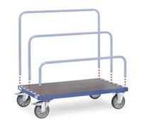 fetra fetra Chariot à plateaux 4463 - sans arceau - charge max. 600kg Pneus TPE Quantité:1