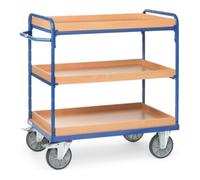 fetra fetra Chariot à plateaux 8121 avec bacs - charge max. 600kg Pneus TPE Quantité:1