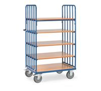 fetra fetra Chariot à plateaux 8353 avec entretoises - charge max. 600 kg pneus TPE Quantité:1