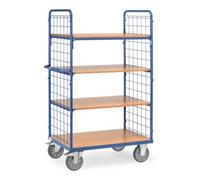 fetra fetra Chariot à plateaux 8412 - charge max. 600kg Pneus TPE Quantité:1