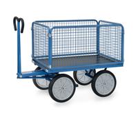 fetra fetra Chariot à plateaux manuels 6434V - charge max. 1000kg pneus pleins Quantité:1