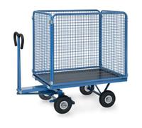 fetra fetra Chariot à plateaux manuels 6443L - charge max. 700kg, pneus gonflables Quantité:1