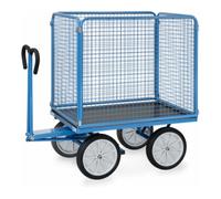 fetra fetra Chariot à plateaux manuels 6444V - charge max. 1000kg pneus pleins Quantité:1