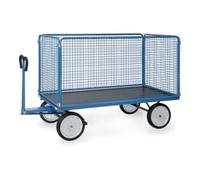 fetra fetra Chariot à plateaux manuels 6446V - charge max. 1250kg pneus pleins Quantité:1
