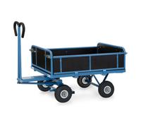 fetra fetra Chariot à plateaux manuels 6453L - charge max. 700kg, pneus gonflables Quantité:1