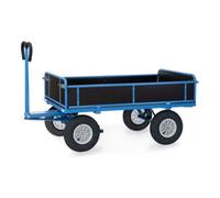 fetra fetra Chariot à plateaux manuels 6455L - charge max. 1000kg, pneus gonflables Quantité:1