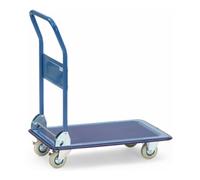 fetra fetra Chariot tout acier 3101, capacité de charge 250kg pneus pleins, barre de poussée tubulaire rabattable Quantité:1