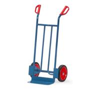 fetra fetra Diable en tube d'acier B1115V - roues à bandage caoutchouc, charge max. 250 kg Quantité:1