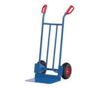 fetra fetra Diable en tube d'acier B1116L - roues à bandage pneumatique, charge max. 250 kg Quantité:1