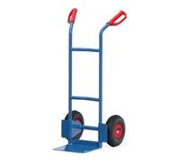 fetra fetra Diable en tube d'acier B1125L - roues à bandage pneumatique, charge max. 200 kg Quantité:1