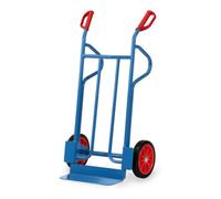 fetra fetra Diable en tube d'acier B1215V - roues à bandage caoutchouc, charge max. 350 kg Quantité:1