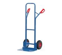 fetra fetra Diable en tube d'acier B1326L - roues à bandage pneumatique, charge max. 300 kg Quantité:1