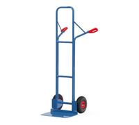 fetra fetra Diable en tube d'acier B1328L - roues à bandage pneumatique, charge max. 300 kg Quantité:1