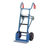 fetra fetra Diable pour outils 11051, capacité de charge 400kg, pelle 19x55cm, pneus pleins, avec roues de support Quantité:1