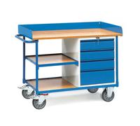 fetra fetra Servante d'atelier 2437 - charge max. 400kg pneus TPE Quantité:1