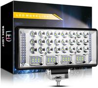 Feu de travail Auto LED Combo Beam 12 24V spot flood driving yellow+white+yellow