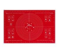Mastrad – Feuille à pâtisserie 40x60 cm – Silicone sans BPA, anti-adhésive, passe au four Rouge