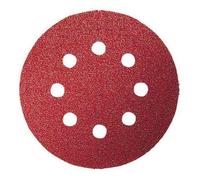 Bosch Disques abrasifs 125 mm 8 trous G80 2609256A24 - Lot de 5