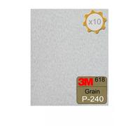 Feuille abrasive 3M 618 à sec 230x280 Grain 240 x 10