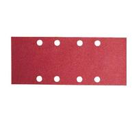 Feuille abrasive 93x230 mm G180, bois, 8 trous, fixation étrier