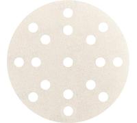 Feuille abrasive adhésive D.125mm K.P.60 couleur multi-trous 50 pces. Metabo