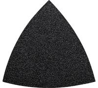 Feuille abrasive Delta avec bande auto-agrippante, non perforé Fein 63717085045 Grain 120 Cote d'encoignure 80 mm 5 pc(s)