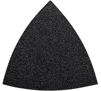 Fein Feuille abrasive Delta 63717086010 – Grain 36, 80 mm, auto-agrippante, non perforée, 50 pièces