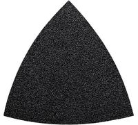 Feuille abrasive Delta avec bande auto-agrippante, non perforé Fein 63717089016 Grain 220 Cote d'encoignure 80 mm 50 pc(s)