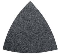 Feuille abrasive Delta avec bande auto-agrippante, non perforé Fein 63717090018 Grain 240 Cote d'encoignure 80 mm 50 pc(s)